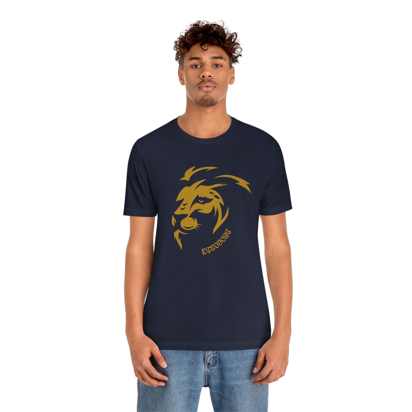 KETOVORE - Golden Lion Head - Dark T - on front