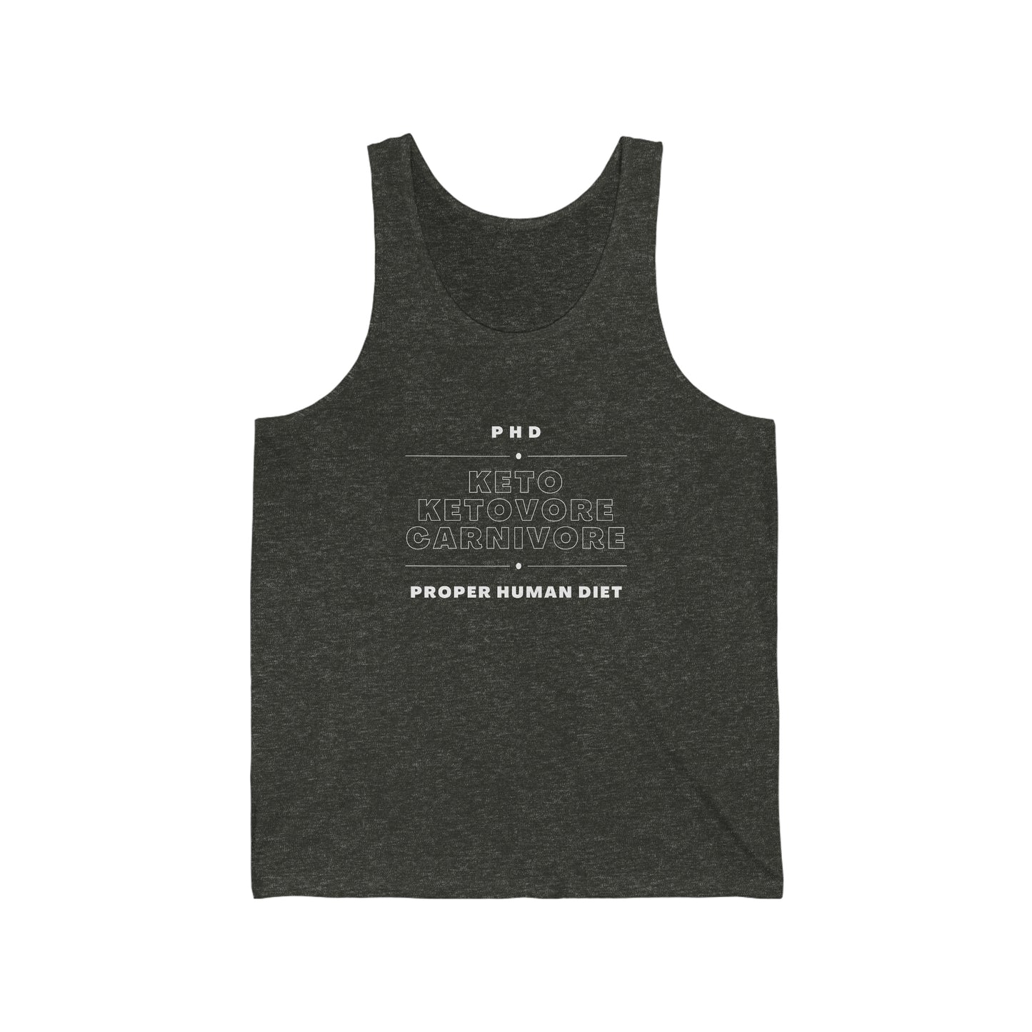 PHD - KETO KETOVORE CARNIVORE - Tank Top - on front