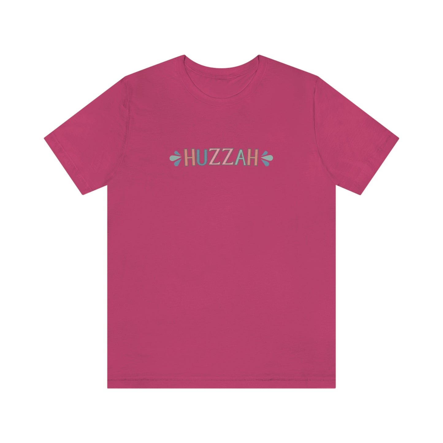 HUZZAH - Colored T - on front