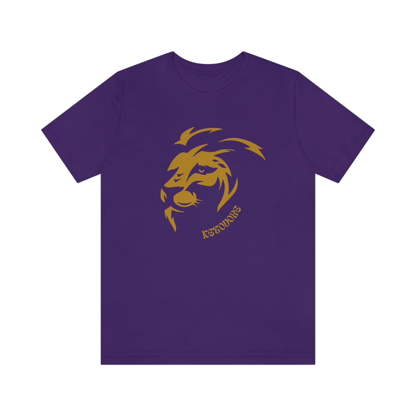 KETOVORE - Golden Lion Head - Dark T - on front