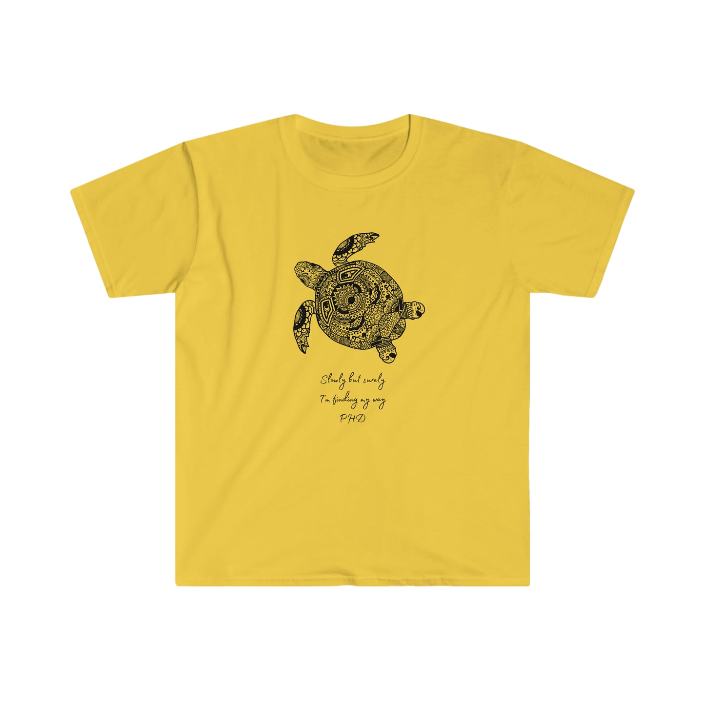 Turtle - Slowly but Surely - Light Colored T - on front