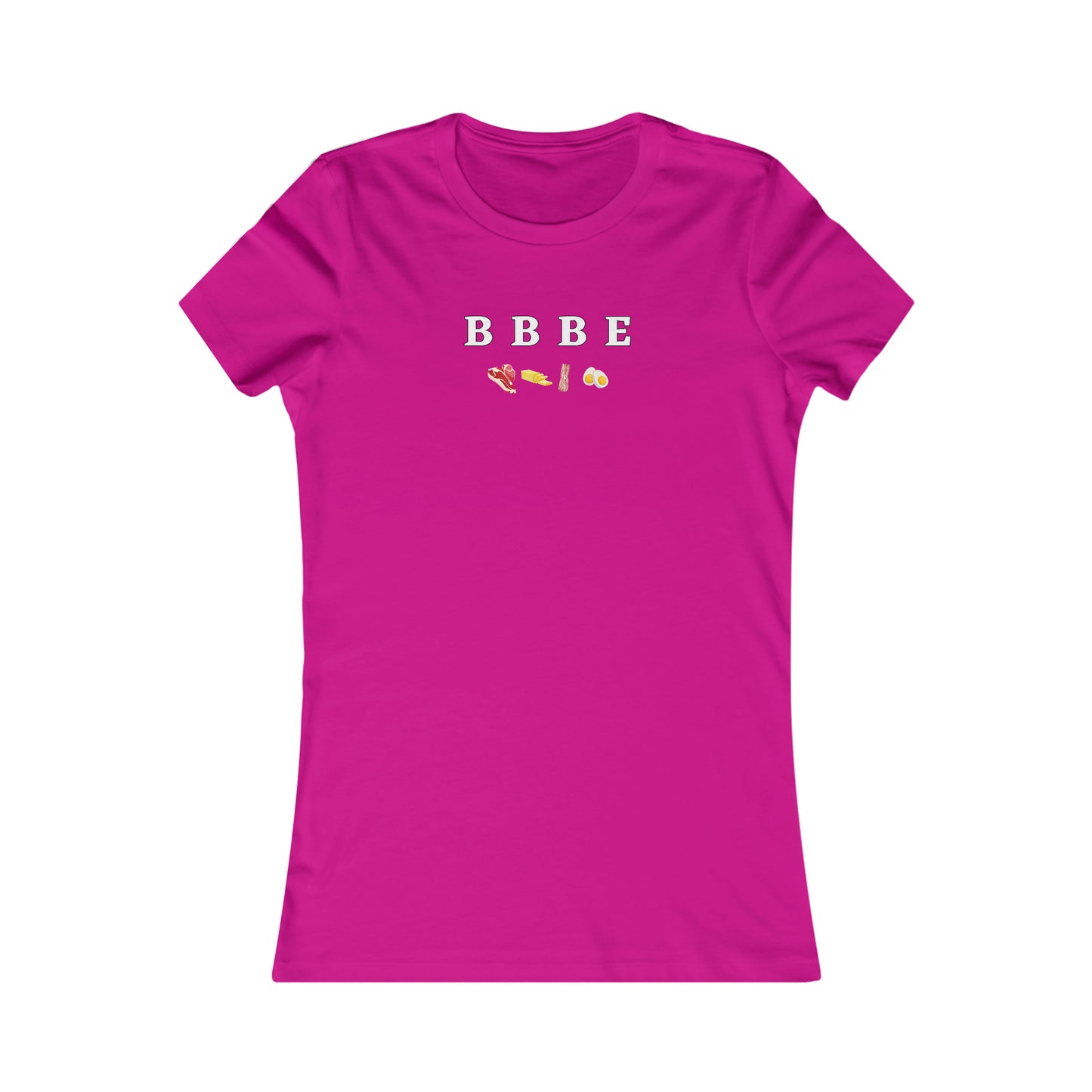 BBBE - with Icons - Colored T - Women's Slim Fit * Runs Small - on front