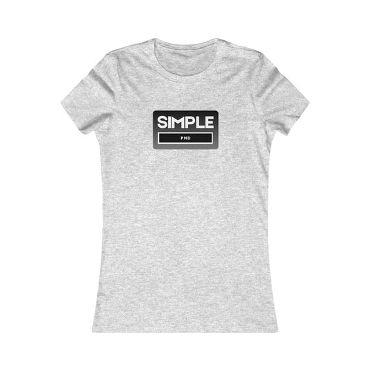 SIMPLE PHD - Colored T - Slim Fit * Runs Small - on front