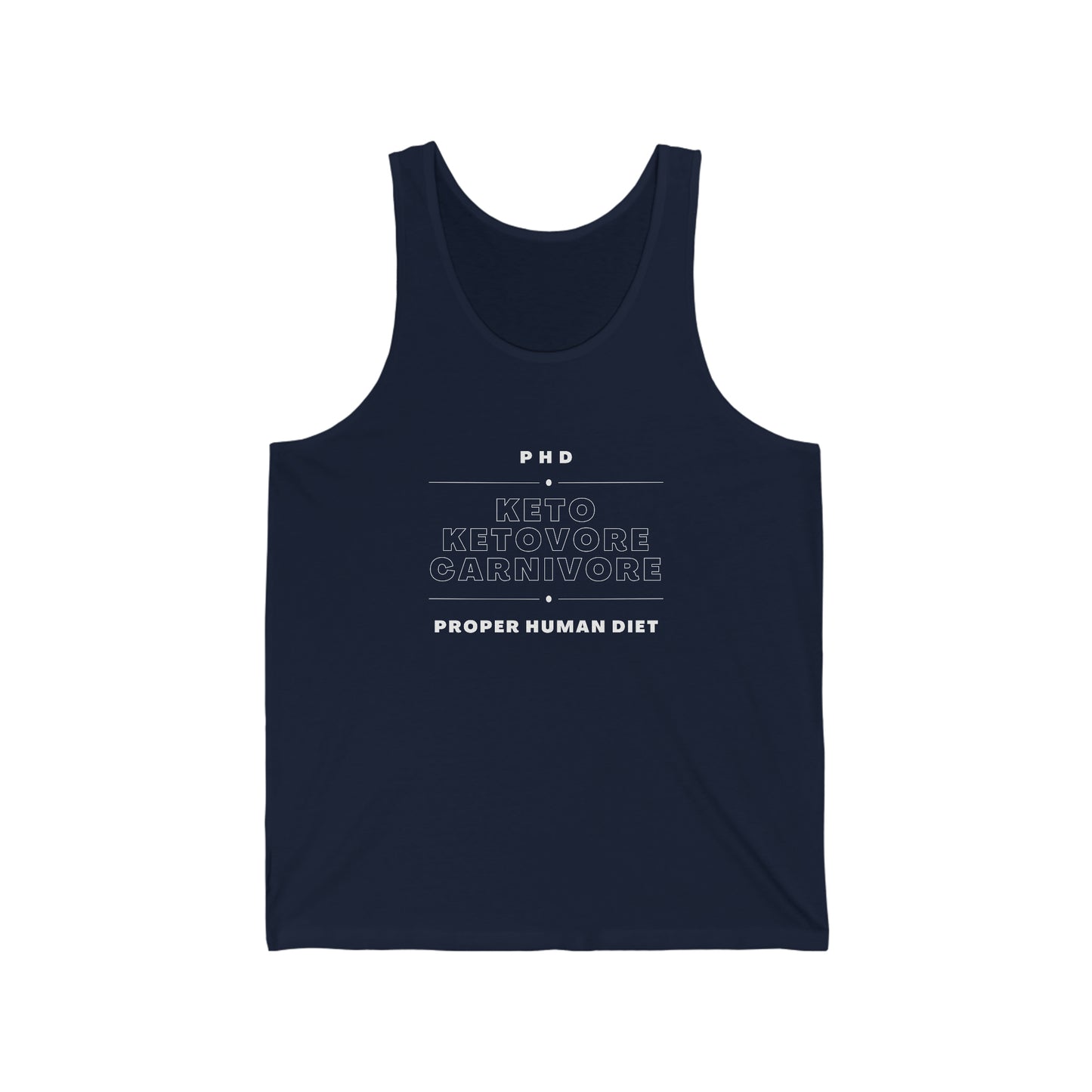 PHD - KETO KETOVORE CARNIVORE - Tank Top - on front